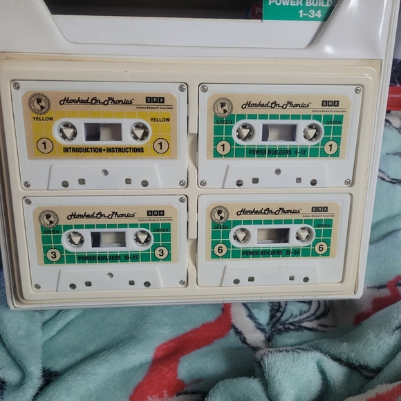 Vintage Hooked on phonics vintage cassette esl home school - Picture 3 of 14